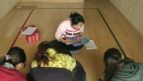 自闭症康复教学训练之融合课示范